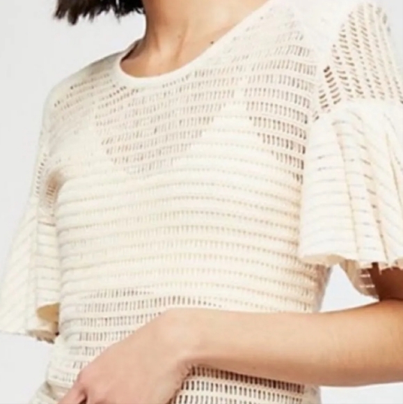 Free People Babes Only Flutter Top Short Sleeve - Picture 3 of 9